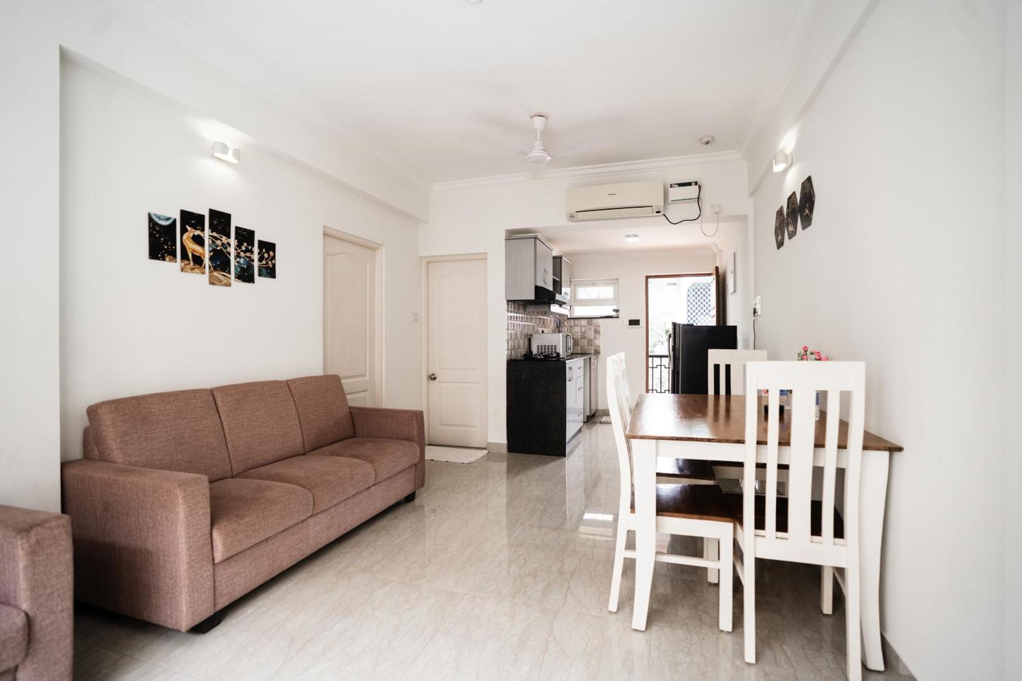קלנגוטה Bellagio Rezidencia 1 Bhk Service Apartments מראה חיצוני תמונה